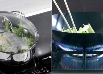 so sánh chi phí bếp từ và bếp ga