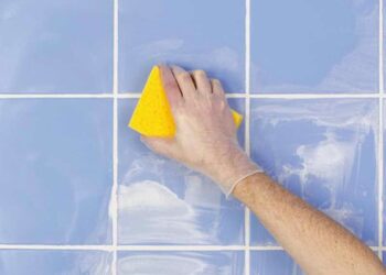 cách chà ron gạch