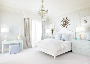 phoòng ngủ màu trắng